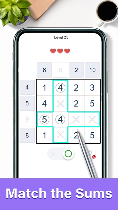 Number Sum - Math Puzzle Game Screenshot