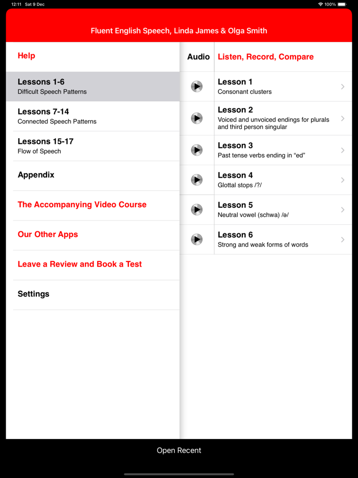 Fluent English Speech