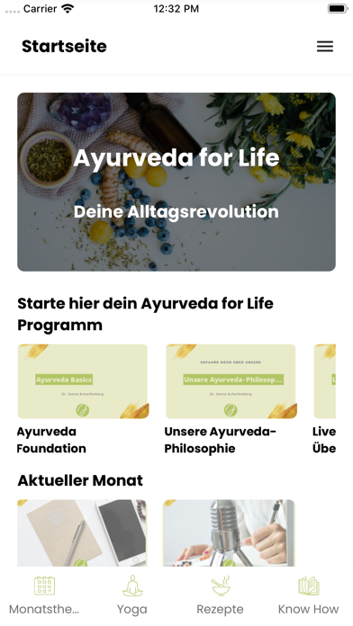 Ayurveda for Life Screenshot
