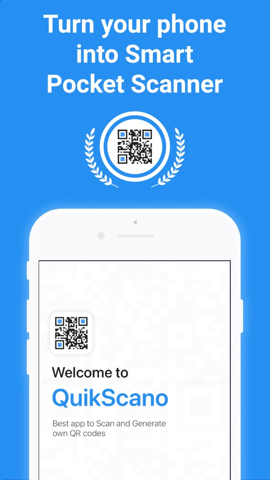 #1. QuikScano: QR Code Scanner (iOS) 由: Rohit Tank
