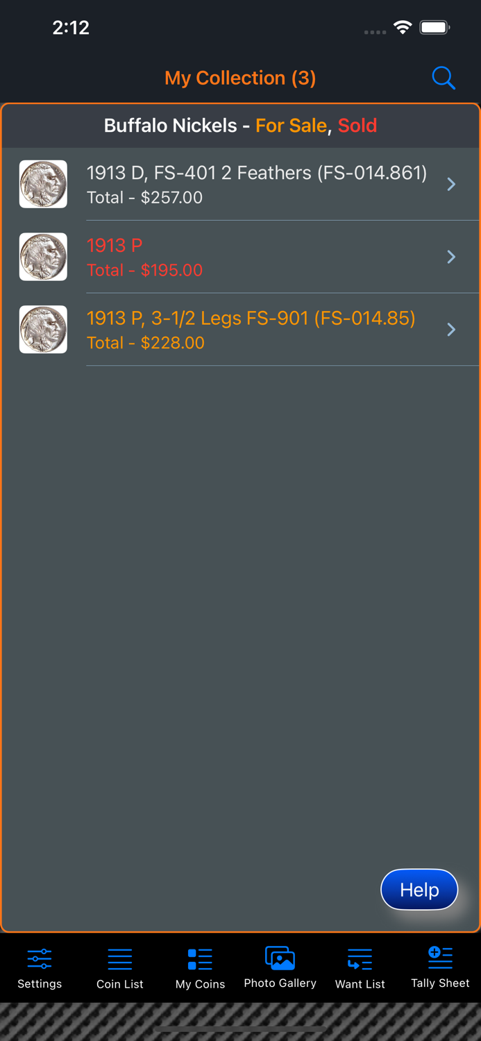 Buffalo Nickel Collection