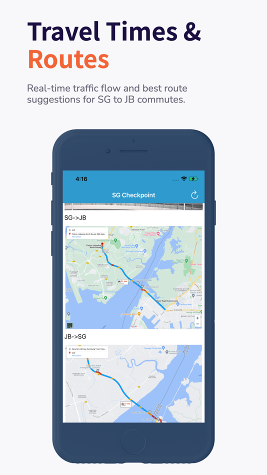 #4. SG Checkpoint - Traffic Timing (iOS) 由: Shaozhuang Chen