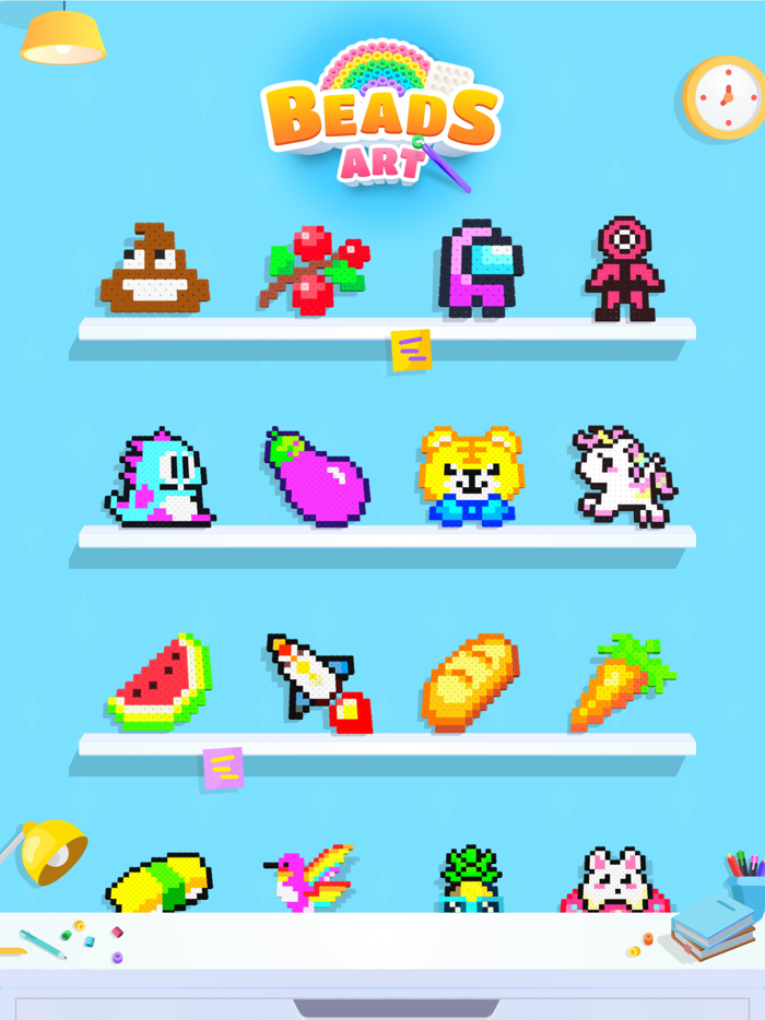 Bead Art Coloring Games