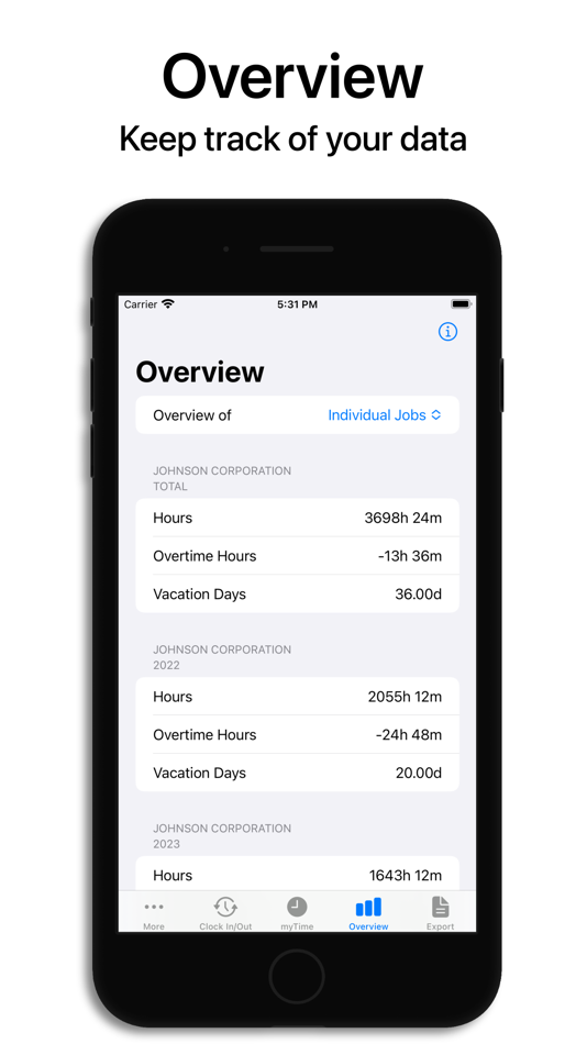 #9. Hours Tracker & Time: myTime (iOS) Podle: Heiner Gerdes