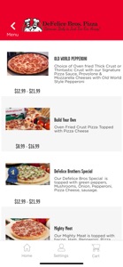 DeFelice Bros Pizza screenshot #3 for iPhone