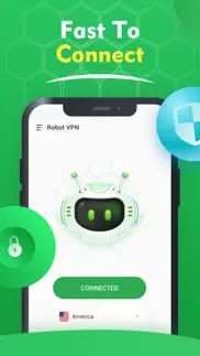 vpn - super fast proxy robot iphone screenshot 1