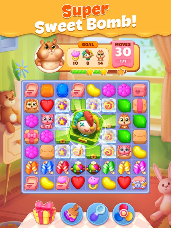 Pet Candy Puzzle - Match&Relax
