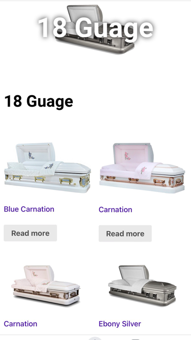 Macks Casket Sales Screenshot