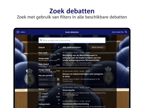 Debat Direct iPad app afbeelding 3