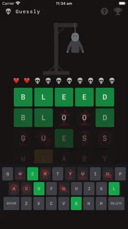 Game screenshot Guessly - Word guessing game hack