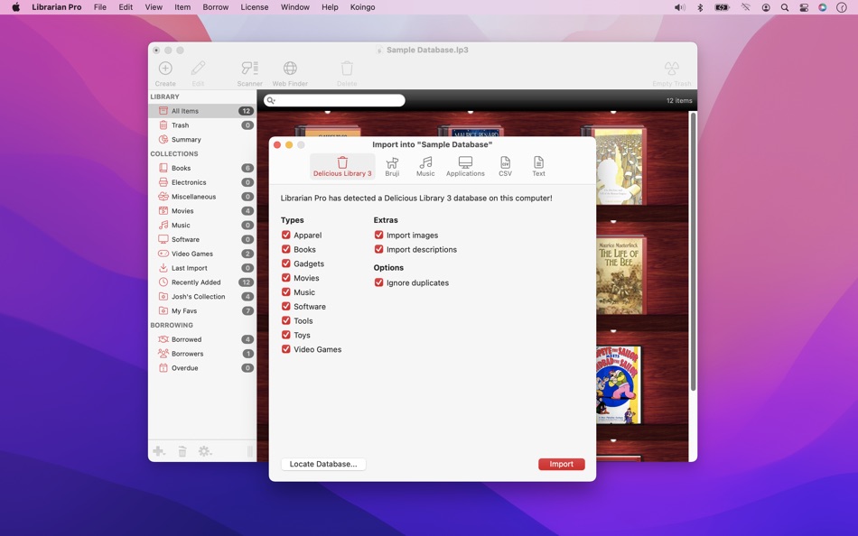 #6. Librarian Pro (macOS) Podle: Koingo Software, Inc.