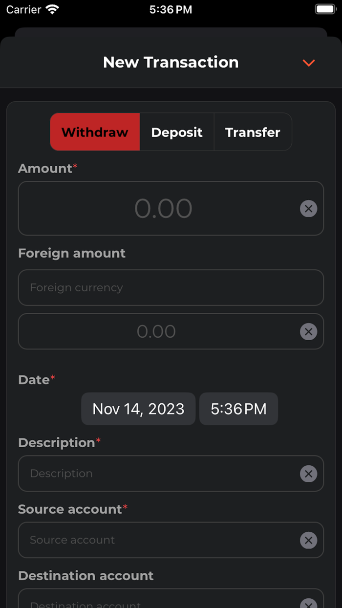 Abacus for Firefly III