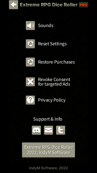 Extreme RPG Dice Roller Screenshot