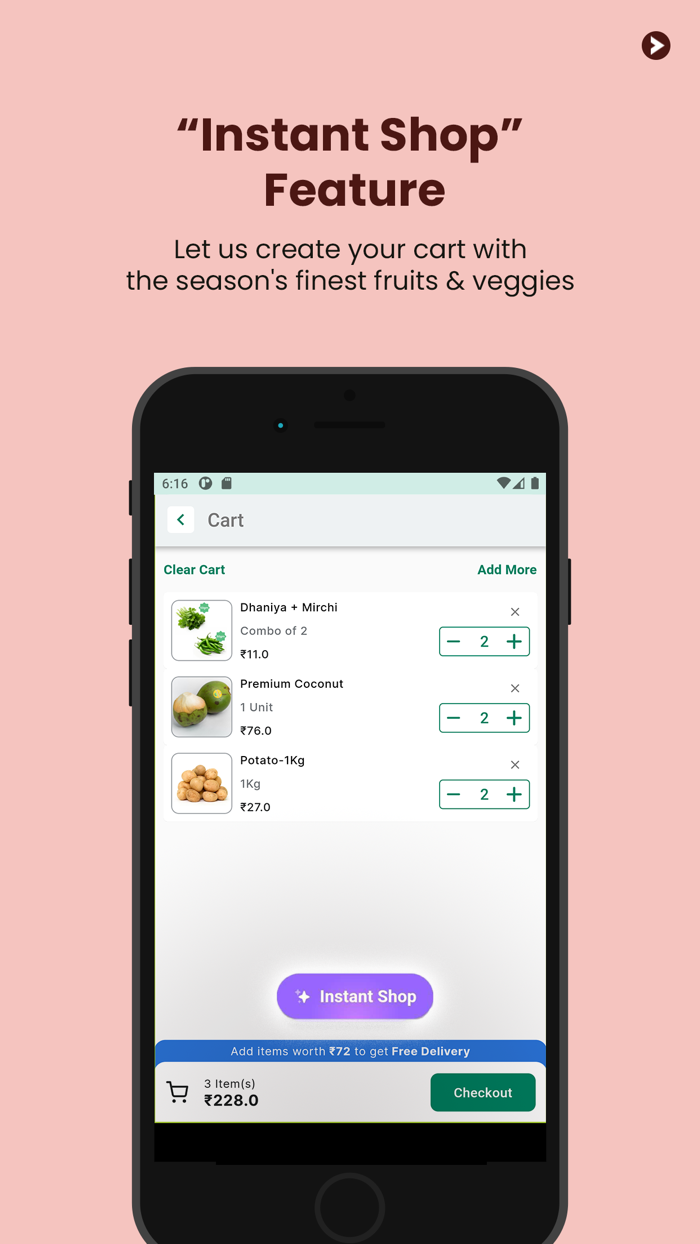 JUST Fresh  Fruit and Vegetable