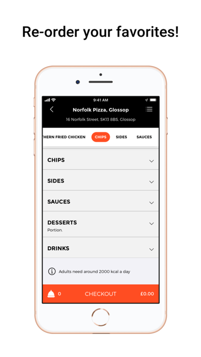 Norfolk Pizza, Glossop UK Screenshot