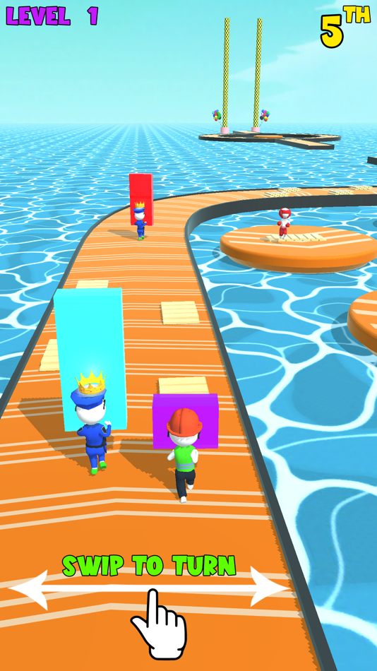 #8. Fun Race 3D Game : Bridge Race (iOS) 由: Shahid Iqbal Iqbal