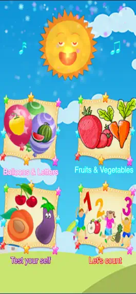 Game screenshot ABC Learn Fruits & Vegetables mod apk