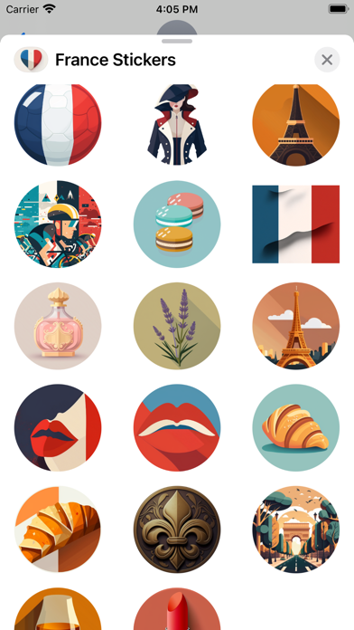 Screenshot #2 pour France Stickers