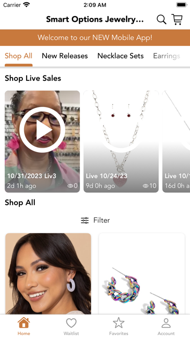 Smart Options Jewelry & Access Screenshot