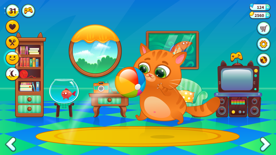 #4. Bubbu – My Virtual Pet Cat (iOS) 由: BUBADU information technology Ltd.