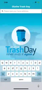 Olathe Trash Day screenshot #1 for iPhone