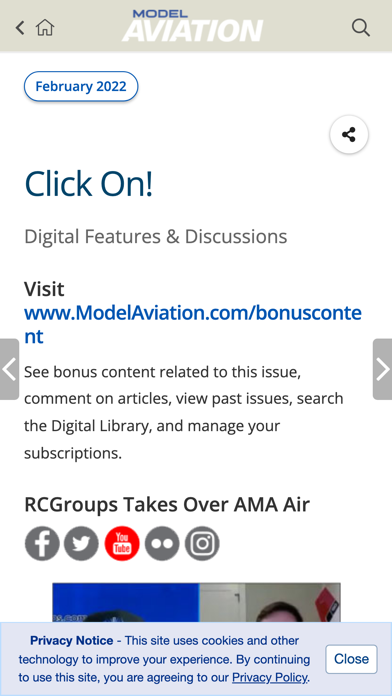 Model Aviation Screenshot