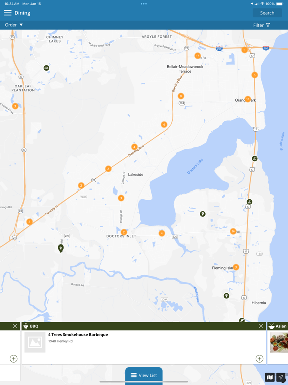Explore Clay FL iPad screenshot 4 - Travel app