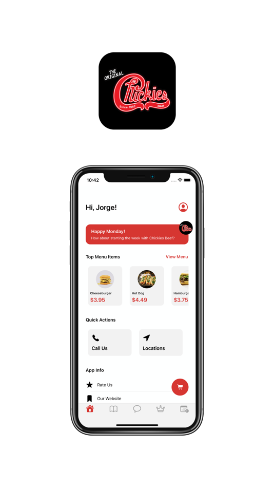 #1. Chickies Beef (iOS) 由: Jorge Zapata