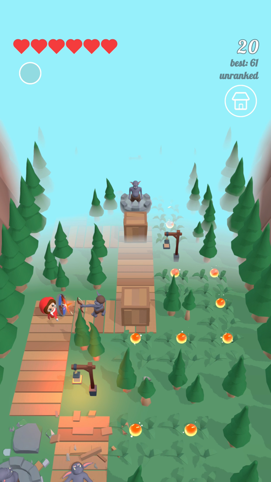 #6. Little Red Riding Rogue (iOS) 由: Sweet Apple Games