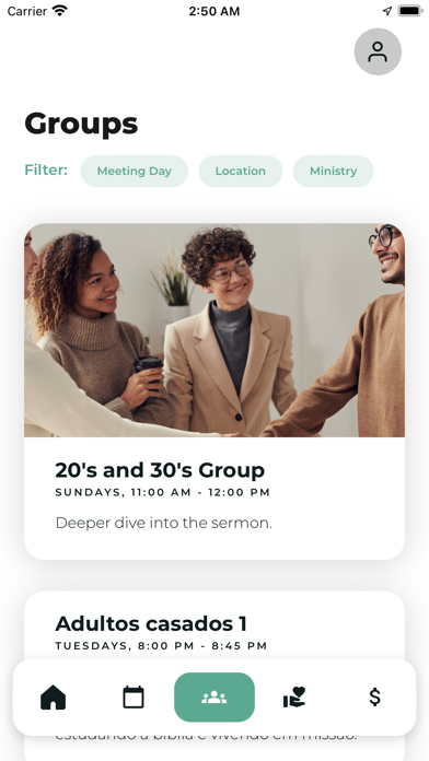 Our Family Church Screenshot