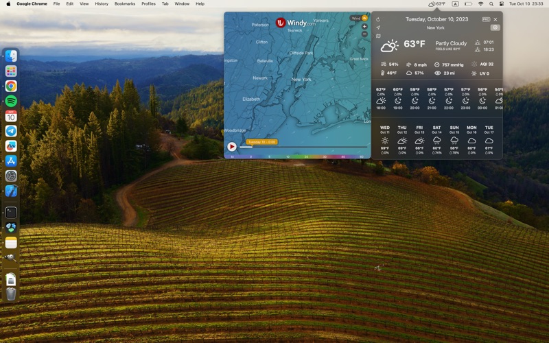 Weather Dock Screenshot