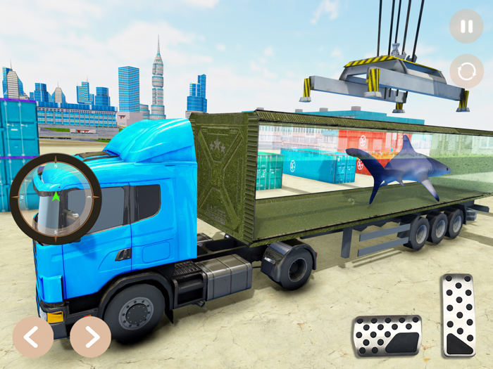 Zoo Animal Transport Truck 3D