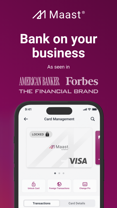 Maast: Business Banking Screenshot
