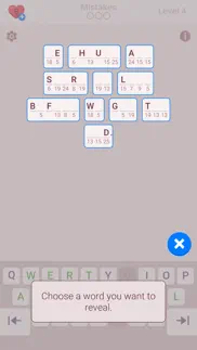 cryptogram: word brain puzzle iphone screenshot 3