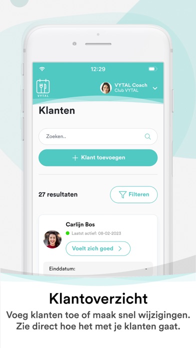 VYTAL Coach Screenshot