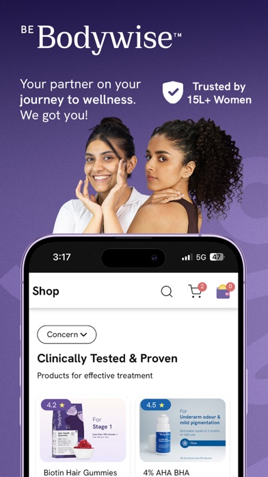 BeBodywise- Women's Health App Screenshot