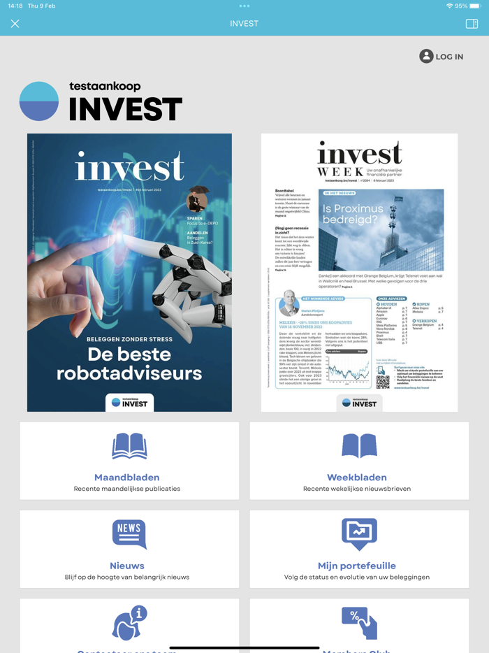 Testaankoop INVEST Digitaal