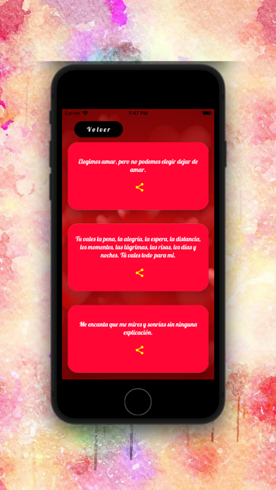 Poemas Frases Versos de Amor Screenshot