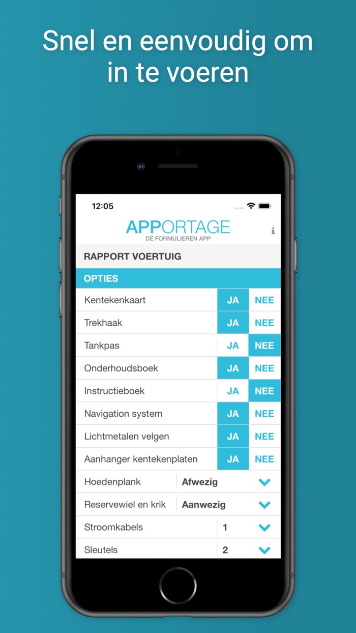 Apportage formulieren
