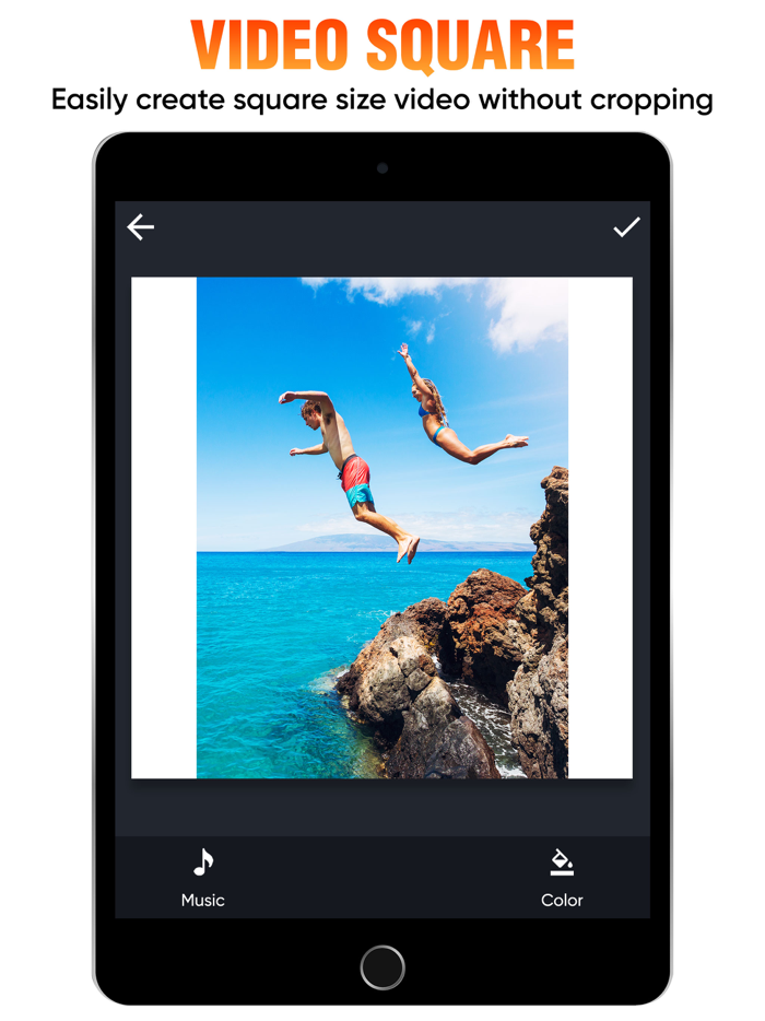 Square Video No Crop for Insta