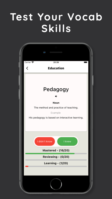 IELTS Vocabulary - Flashcards Screenshot