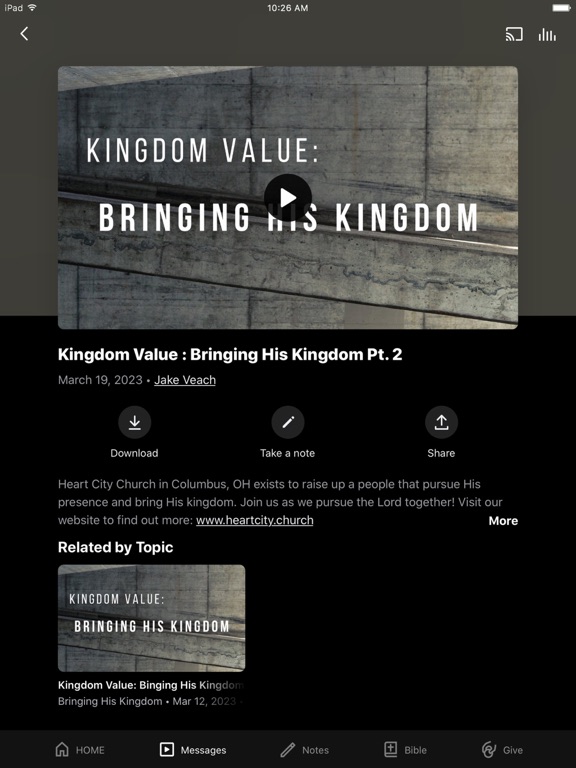 Screenshot #6 pour Heart City Church Columbus