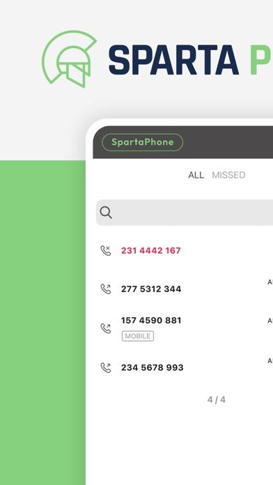 SpartaPhone Screenshot