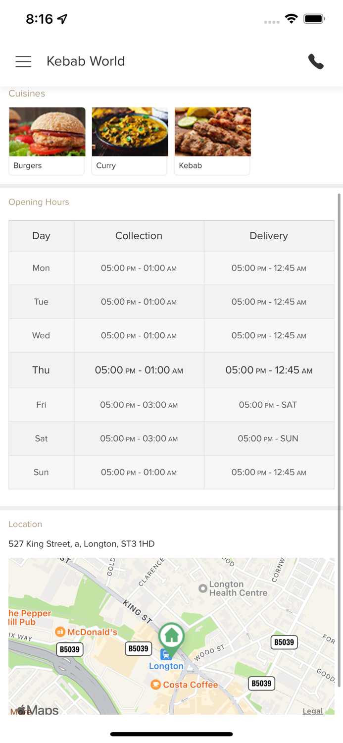 Kebab World Longton.