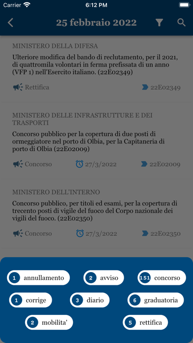 Concorsi Gazzetta Screenshot