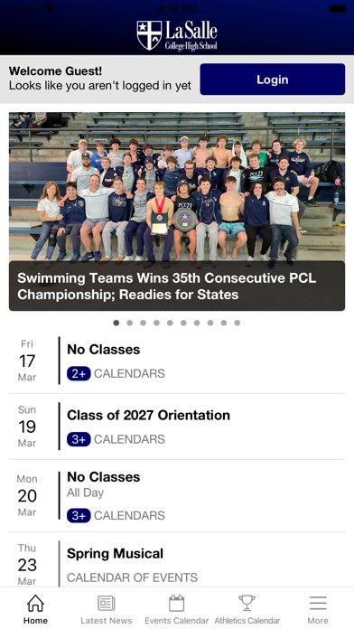 La Salle College High School Screenshot
