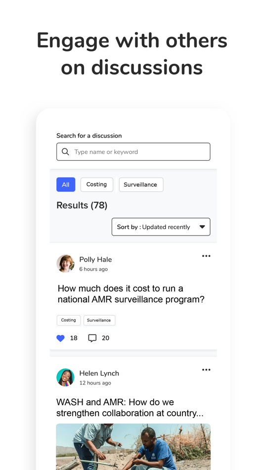 #2. AMR Community Exchange (iOS) 来自: World Health Organization