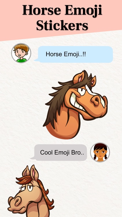 Horse Emojis for iMessage