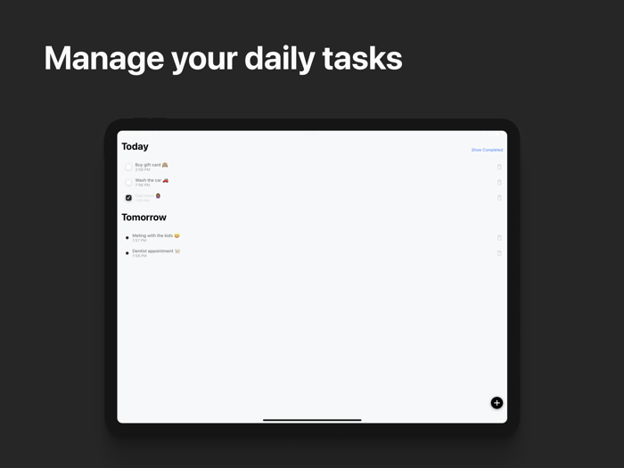 Minima Task Manager