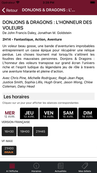 Cinémas Mégarama Screenshot